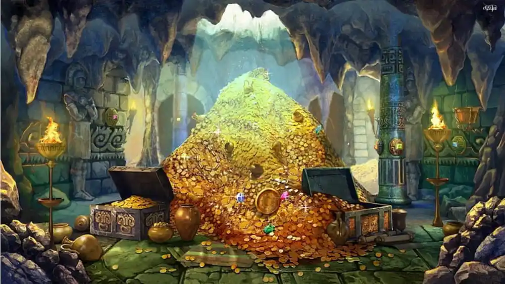 Fortune Gems Slot – Asian Temple Background with Gems